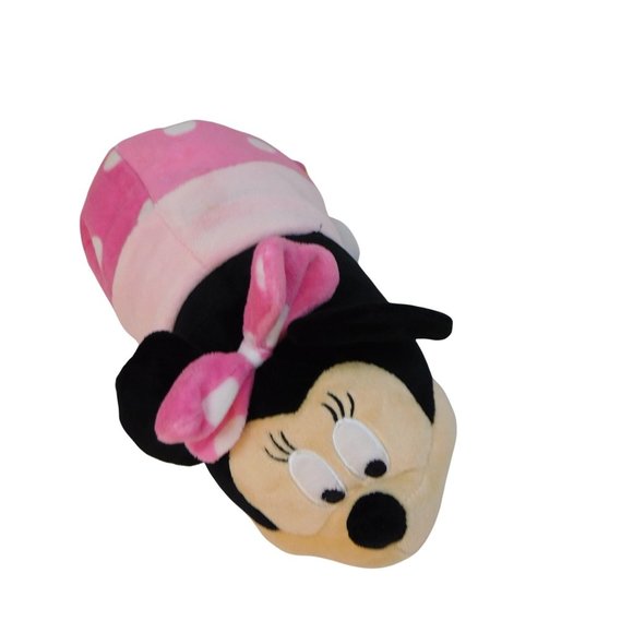 Disney Flipazoo Minnie Mouse and Mickey Mouse Plush 2 in 1 Disney 14" plush - Picture 1 of 8
